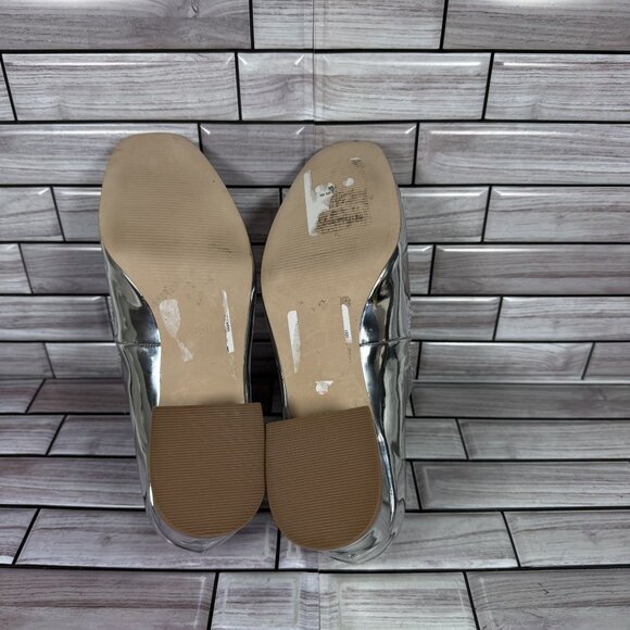 Steve Madden Women's Silver Hawke Round Toe Mary Jane Pumps Shoe‎ Size 7.5-NEW - Picture 8 of 9
